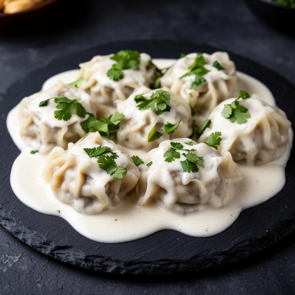 Creamy Afghani Momos